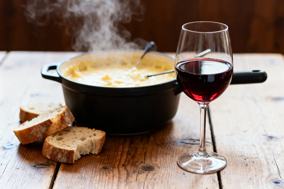 Vin rouge pour fondue savoyarde : Quel accord parfait choisir ?