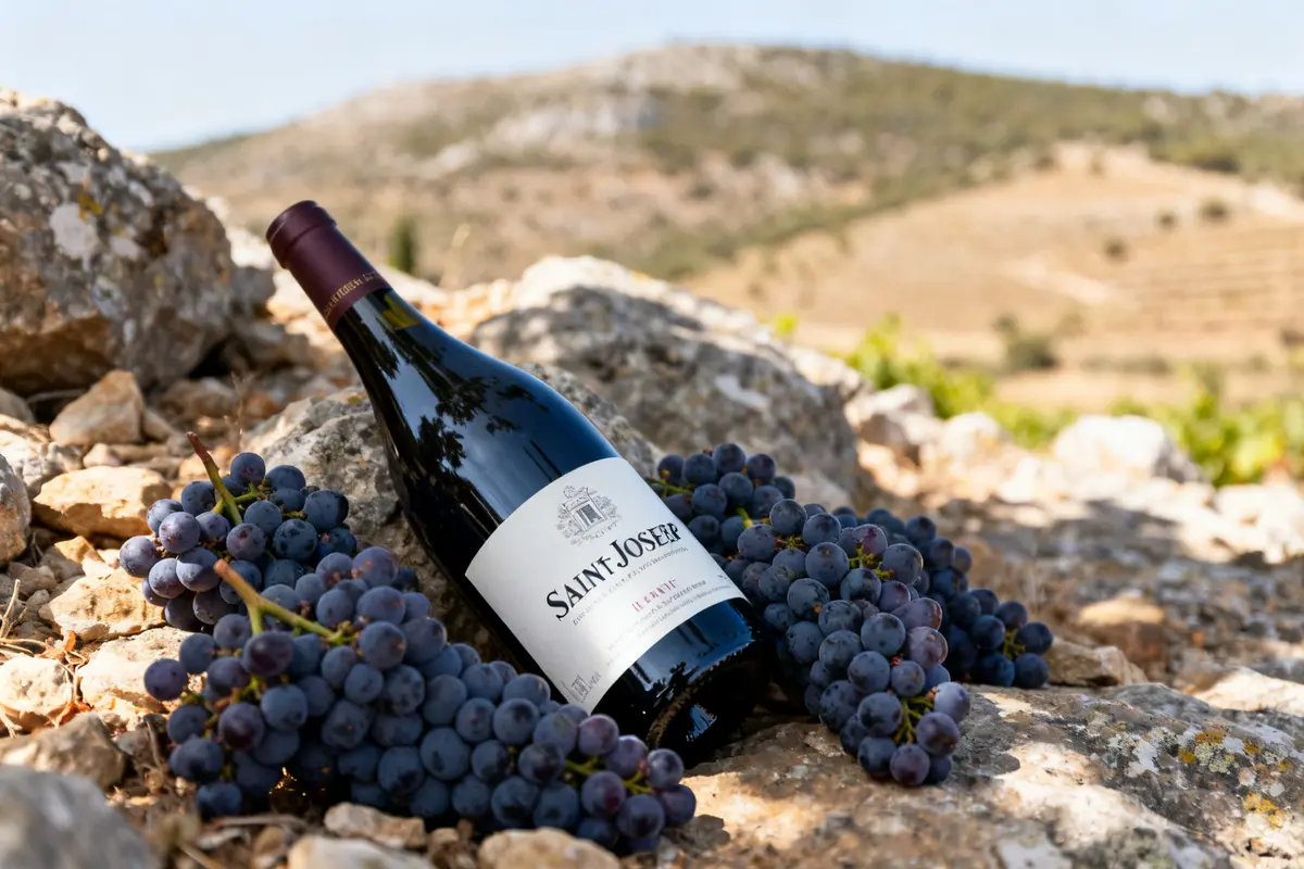 Vin de Saint-Joseph : achat, cépages &amp; meilleurs crus à prix juste