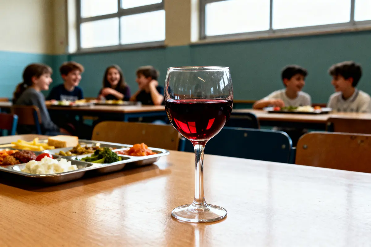 Vin à la cantine : Pourquoi servait-on du vin aux enfants ?